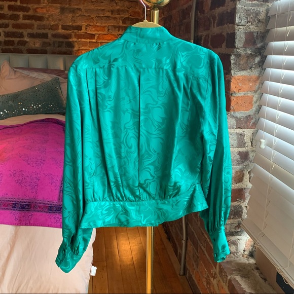 Silk Neiman Marcus blouse - Picture 2 of 5